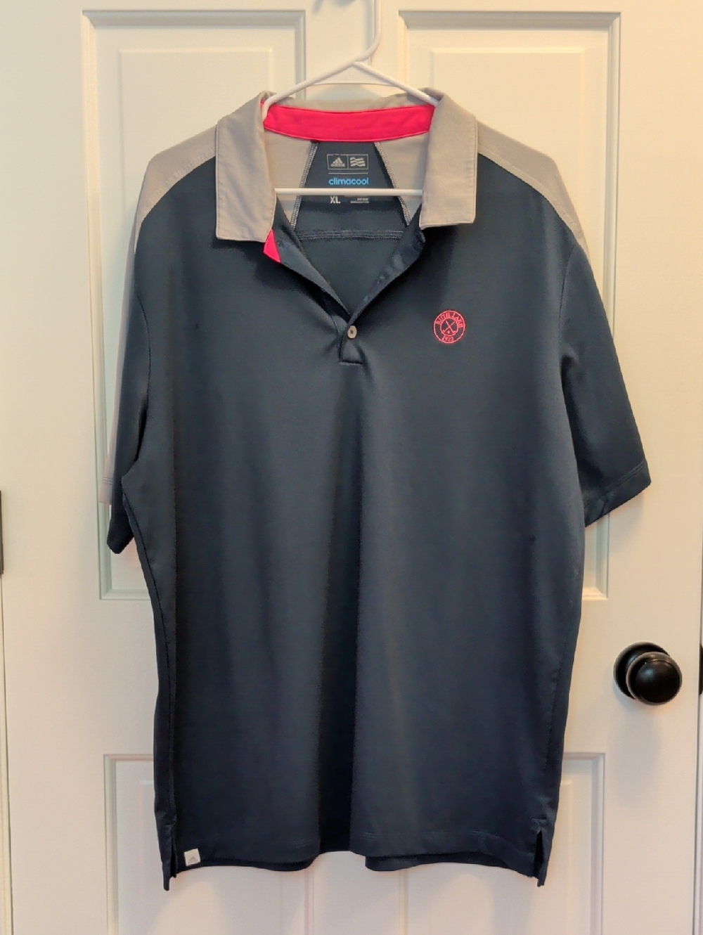 Ruth Lake Adidas  Men's Navy Golf Polo